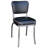 Retro Home 20'' H Tufted Upholstered Metal Side Chair-10955907