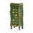 Green Rectangular Solid Wood Jewelry Armoires