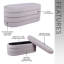 Banc avec rangement en velours