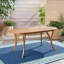 Table de salle à manger en bois d'acacia 70 "-1754567663