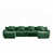 Ours en peluche vert
