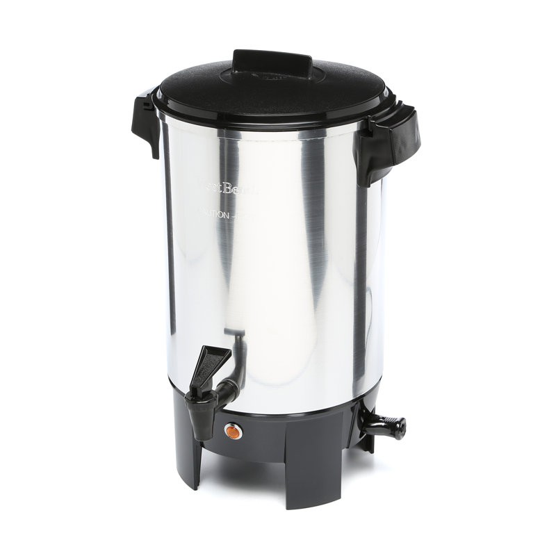 30-Cup Polished Urn, 16.2" H x 10.5" W x 10.5" D