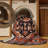 Machine Washable Persian Brown Area Rug-1249095130