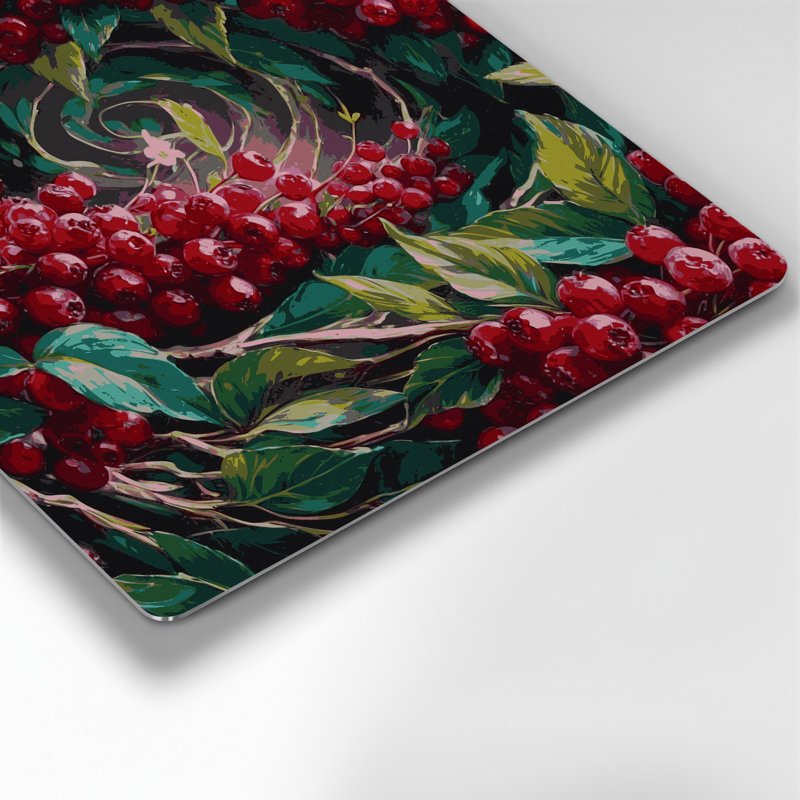 Art mural en métal «Fruit Lingonberry», H 16 po x l 16 po