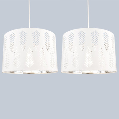 20cm H Cotton Drum Pendant Shade ( Uno )