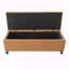 Banc repose-pieds avec rangement, pieds en bois d'hévéa, capacité de 300 lb-882075078-882075068