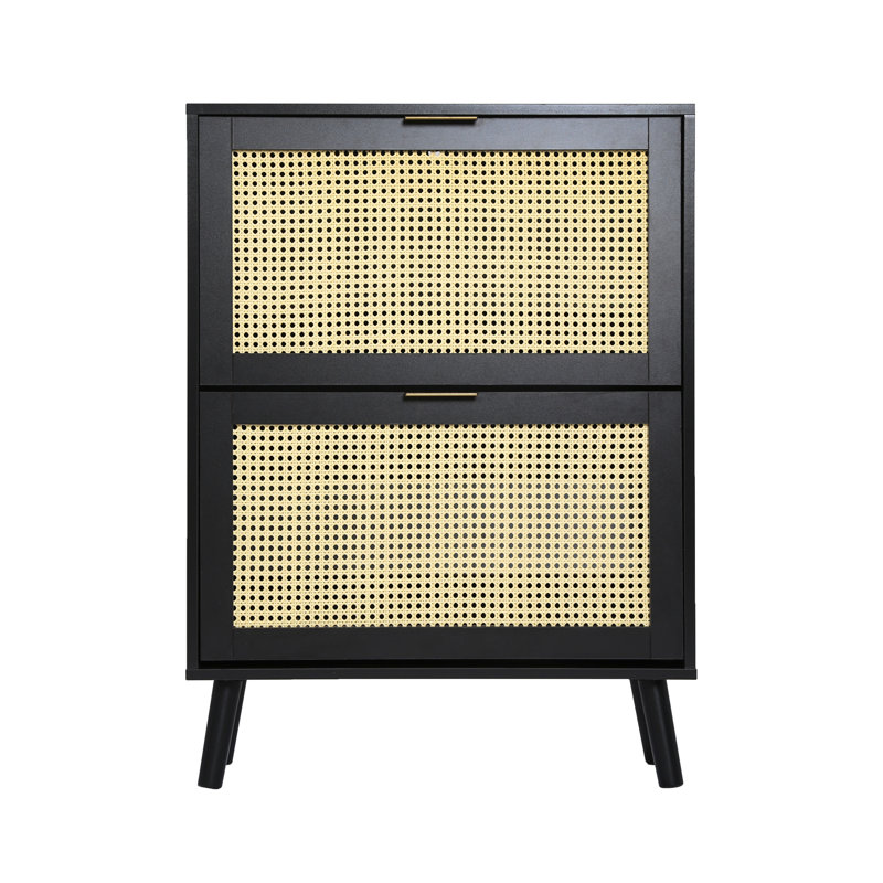 Craven Cane Shoe Cabinet