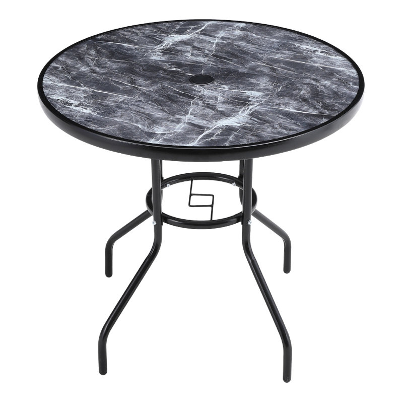 Round 80cm L Outdoor Garden Table