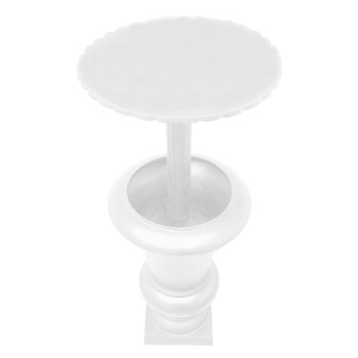 Pietra Metal Tiered Birdbath