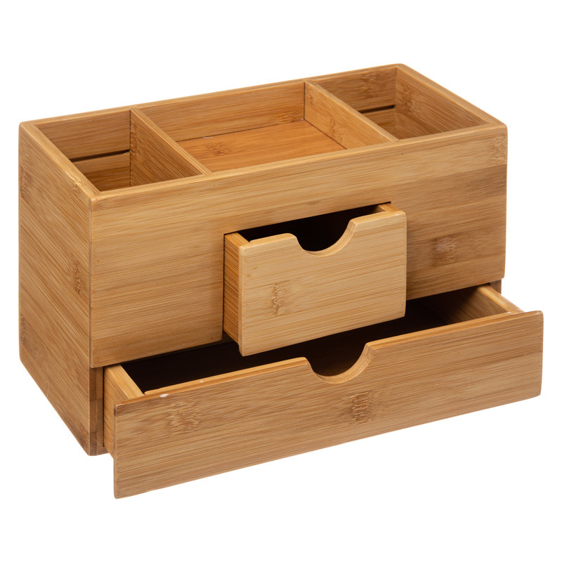 Dona Wood 3 Compartment Organiser