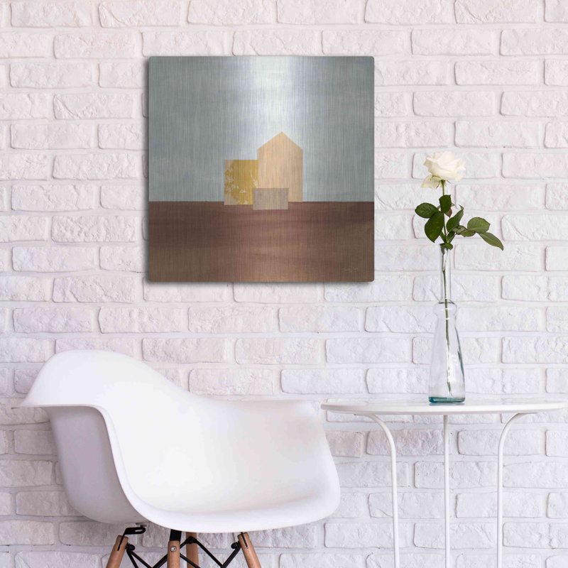 «Orward Ellis's Homeward II» par Courtney Prahl, art mural en métal, H 24 po x l 24 po