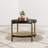 Benson Black Round End Table-1836510939