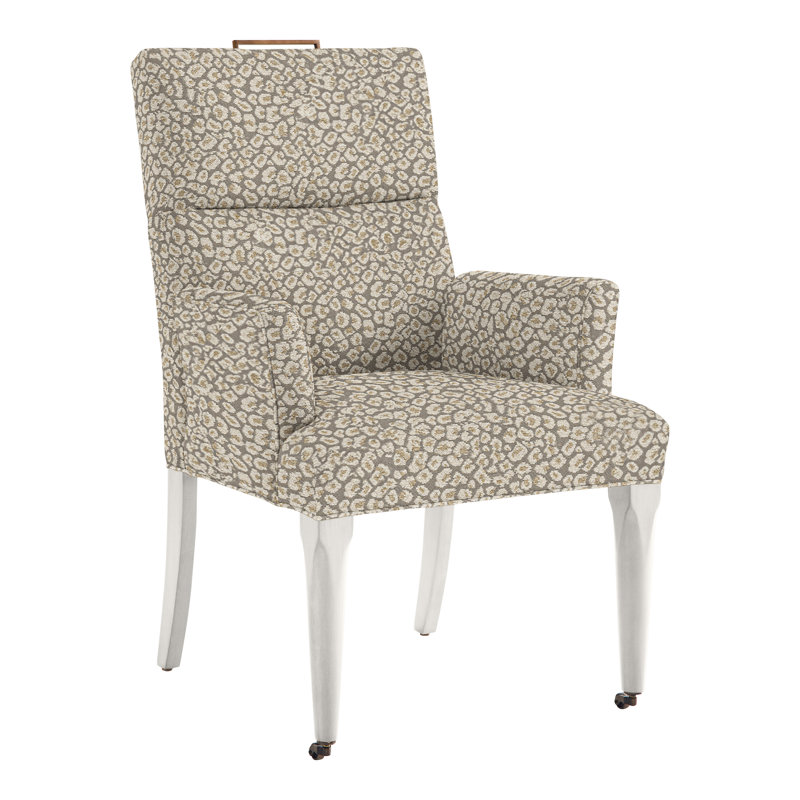 Brattle Road By Thom Filicia Arm Chair, Regent Mink, Casa Blanca
