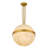 Amato 3-Light Brushed Gold Pendant Light
