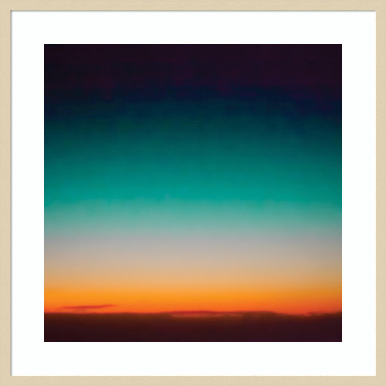 Sunrise Flying by Caroline Mint, Brown, 33.25" H x 33.25" W x 0.88" D