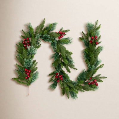 84" Berry Fir Christmas Garland