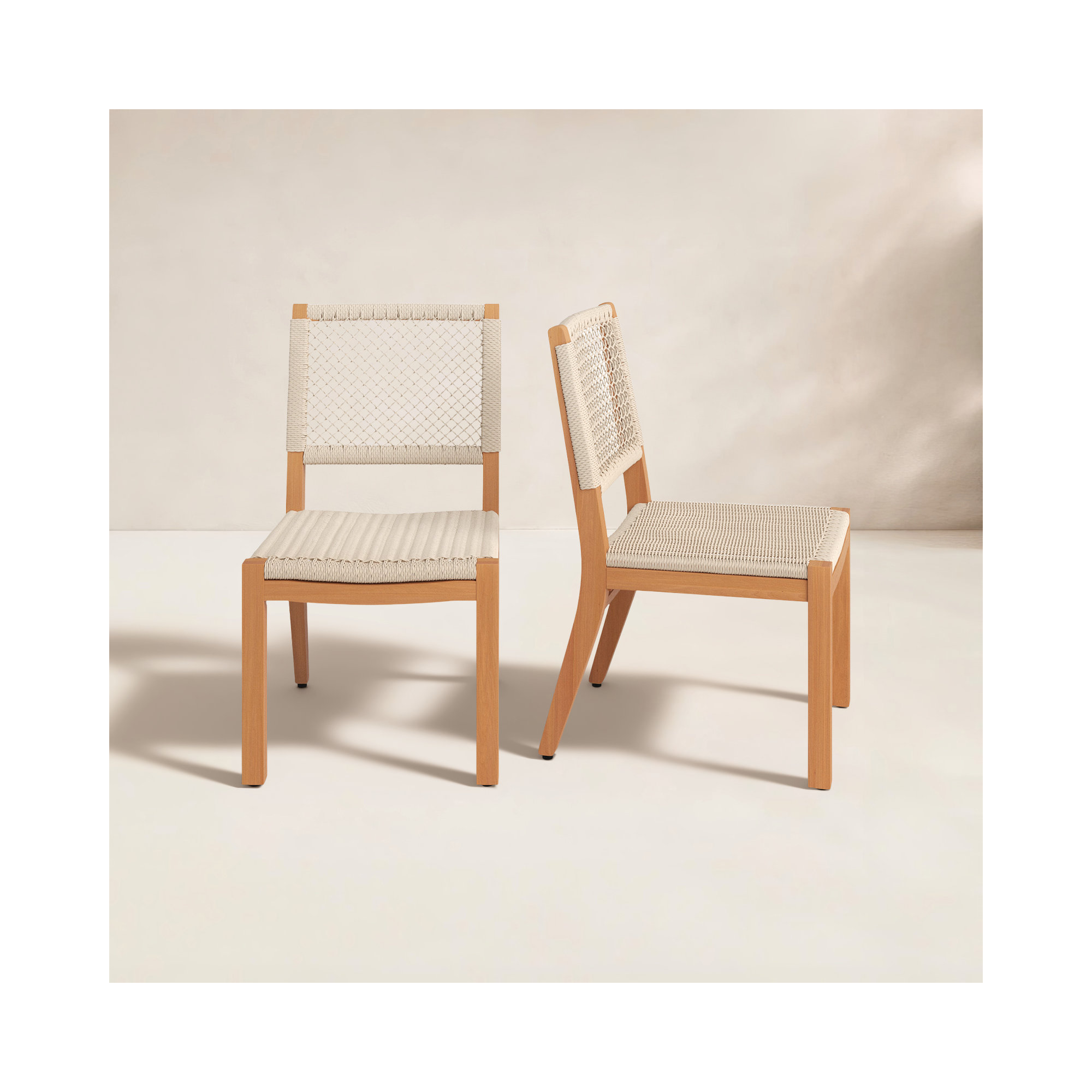 Seras Teak Patio Dining Side Chair