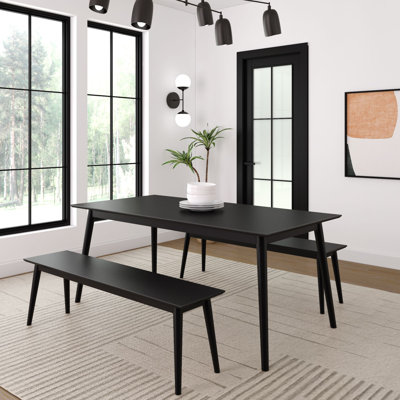 Ensemble de salle à manger rectangulaire Paille L 72 po x l 35,75 po Paille