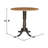 Extendable Round Solid Wood Dining Table-1216298380