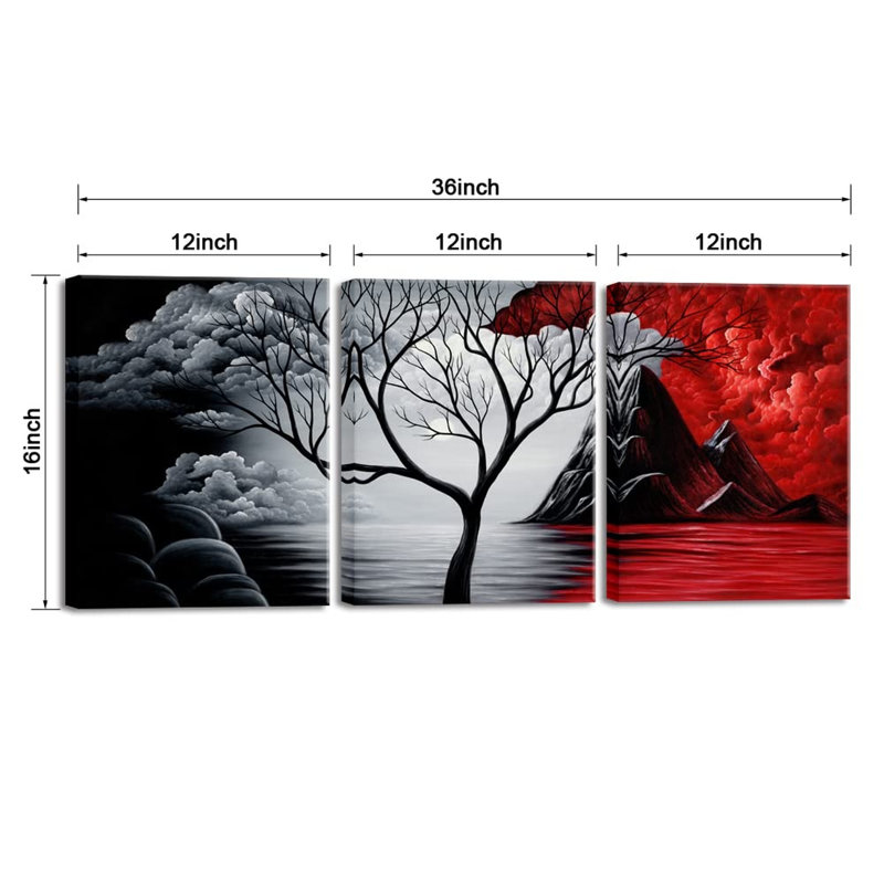 3 Piece Wrapped Canvas Print