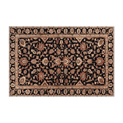 Persian Brown Indoor and Outdoor Area Rug