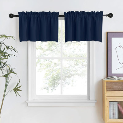Polyester Blackout Rod Pocket Valance
