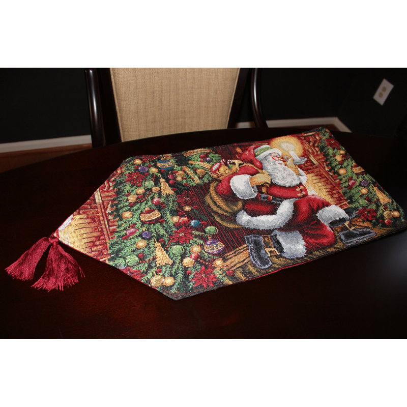 Chemin de table de Noël, 54 po x 13 po