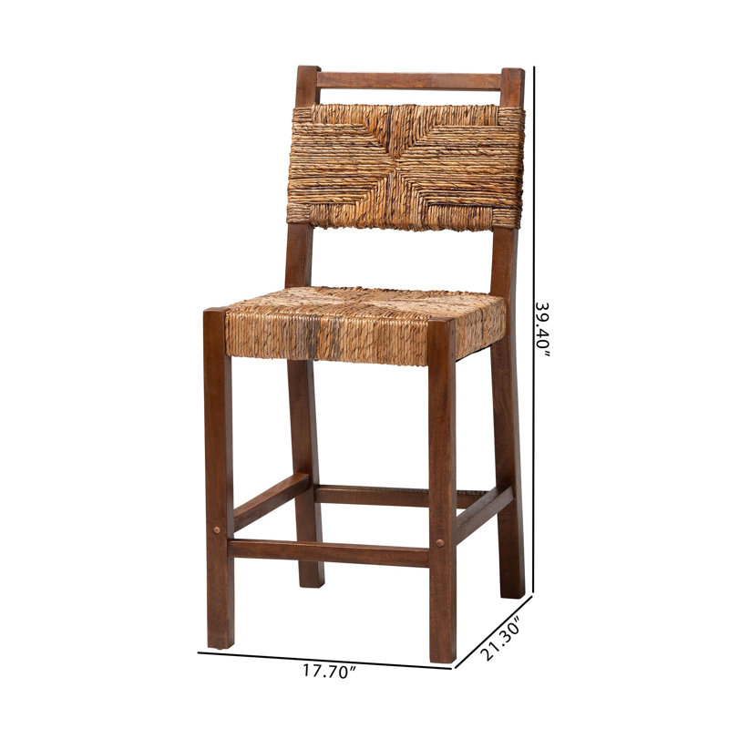 Ensemble de tabouret de comptoir 2 pièces Bellange Bali & Pari Cordoba