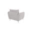 Modern Armchair  with Silver Metal Legs-69378094