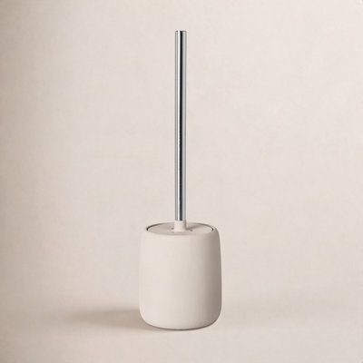 Sono 15.37" Ceramic Toilet Brush and Holder