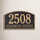 Legacy 2-Line Wall Address Plaque
