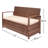 Barton Water Resistant Wicker Bench-52721169