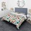 Ensemble de housse de couette multicolore éclectique à géométrie diversifiée II-587959548