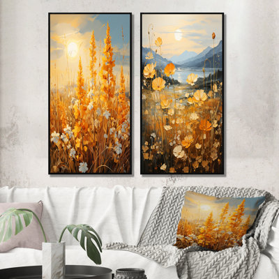Meadow Goldenrod Glow «Meadow Goldenrod Glow» 2 - pièces sur