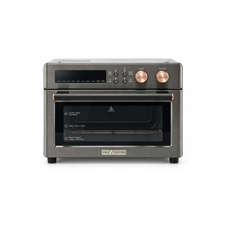 Four grille-pain à friteuse 25-en-1 25L, Noir
