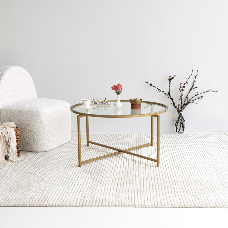 Plante Cross Legs Coffee Table