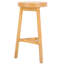 Severine Solid Wood 25.60'' Counter Stool
