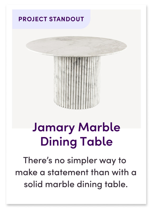 Jamary Marble Dining Table