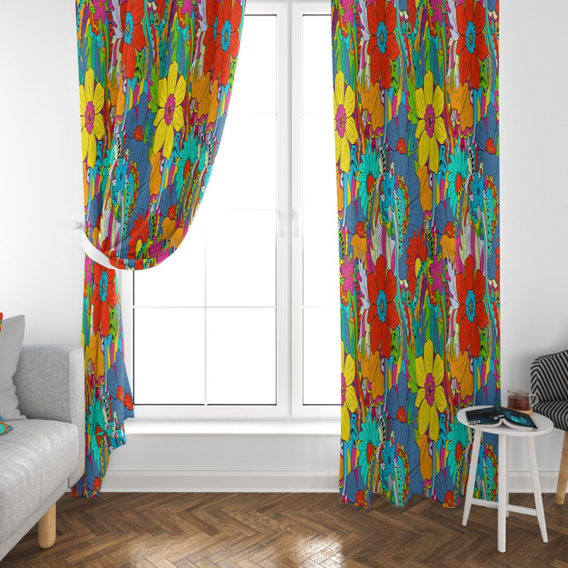 Paire de rideaux obscurcissant en polyester Parlie, L 20 po x L 52 po