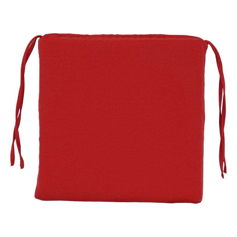 Outdoor 3'' Seat Cushion, Ruby Red
