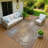 Machine Washable Indoor/Outdoor Houtz ACN2273 Floral Rug-336030384