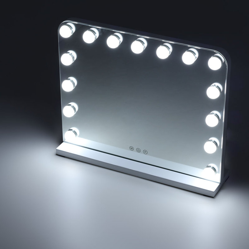 Rectangle Freestanding Makeup / Shaving Mirror
