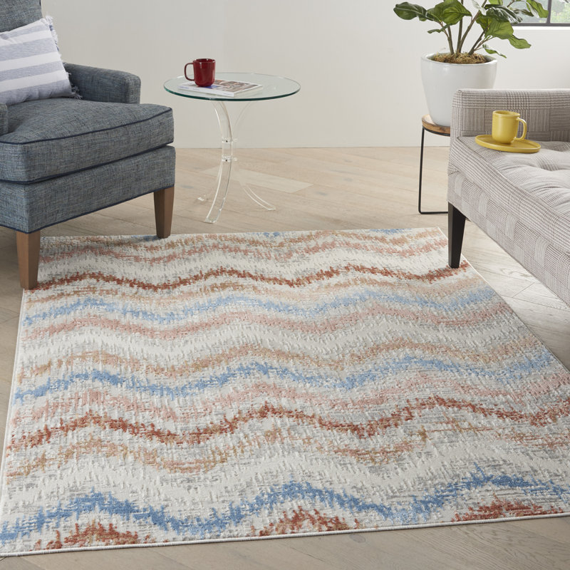 Lee-Robinson Chevron Indoor Rug, Rectangle 4' x 6'