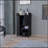 Allandale 1-Door Bar Cart with Wine Rack and Casters, Perfect for Entertaining and Organizing Bar Essentials-1130639136