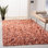 Poarch Shag Hand Loomed Performance Solid Color Rug
