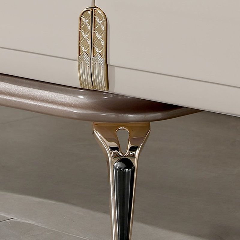 Table basse légère de luxe moderne, H 21,7 po x L 59,1 po x l 31,5 po