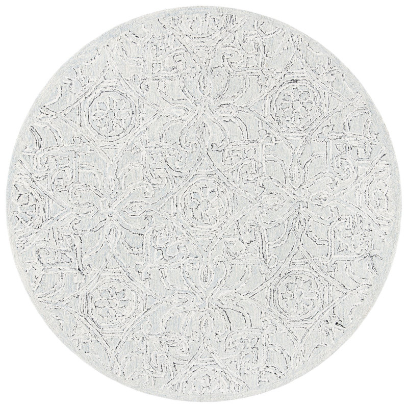 Conway Hand Tufted Wool Rug, Round 5'