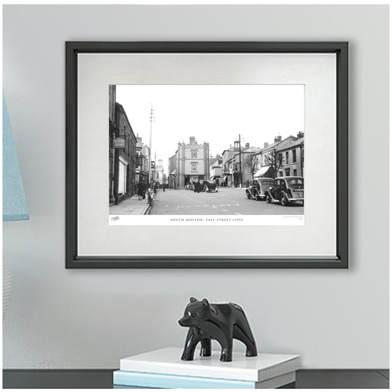 South Molton, East Street C1955 by Francis Frith - Single Picture Frame Print, 45cm H x 60cm W x 2.3cm D