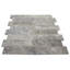 3x12 SILVER TRAVERTINE H/F & STRAIGHT