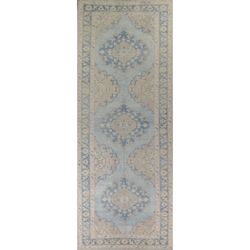 Tapis unique bleu 2 pi 5 po x 7 pi 10 po Lowman